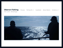 Tablet Screenshot of oberonfishing.com